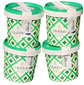 Menge 4 Maldon Meersalzflocken 20 oz 570 g koscher natürlich handgefertigt  - Bild 1 von 9