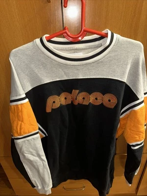 Palace Skateboards L Grande Para Hombre Cuello Redondo Sudadera Neo Crew Algodón Bolsillos con Cremallera Foto 1 de 4