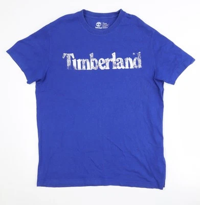 Timberland Men's Blue Medium Logo T-Shirt - Image 1 of 4