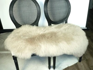 Schaffell NEU ! Merino sandfarb. Lammfell 125 x 85 echtes Fell SCHAFFELL - Bild 1 von 6
