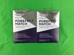 2x Spalife Porefect Match Hydrocolloid 3 Ct Nose Strips + 24 Pimple Patches - Picture 1 of 3