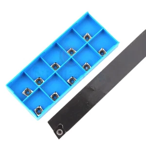 SCACR 1010H06 10mm CNC Lathe External Turning Tool Holder + 10pcs CCGT21.51 - Picture 1 of 2