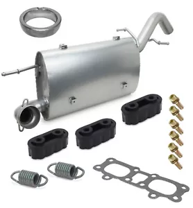 Muffler KIT W DAMPENER/SEAL/SPRINGS Fits Polaris RANGER 900 XP LE EPS 2013-2014 - Picture 1 of 18