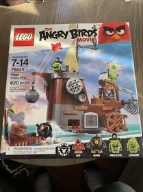  LEGO Angry Birds 75825 Piggy Pirate Ship Building Kit (620  Piece) : Toys & Games