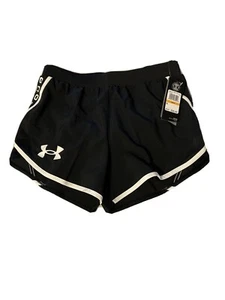Under Armour Damenshorts klein schwarz Laufen Heatgrear neu neu mit Etikett Einzelhandel $ 30 - Bild 1 von 7