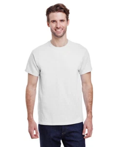 Gildan G500 Men's Heavy Cotton Solid Short Sleeve Plain Casual Blank T-Shirt - Picture 1 of 44