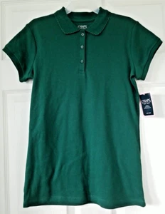 CHAPS Approved Schoolwear Forest Green Short Sleeve Top Girls Size XL (16) - NEW - Picture 1 of 5