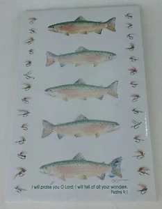 NOS 1995 Vintage Religious Gone Fishing Note Pad Heartprint Inc. - 80 pages - Picture 1 of 2