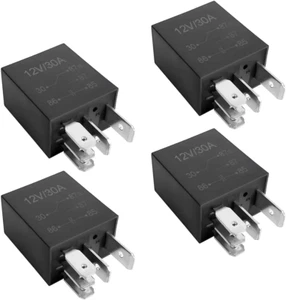 5 Pin 12V 30A Relay Multi-Purpose Automotive Relay Heavy Duty Standard Relay for - Picture 1 of 12