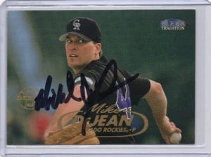 MIKE DEJEAN MLB Rockies 1998 Fleer Tradition Auto Autographed Signed #92 Card - Picture 1 of 2