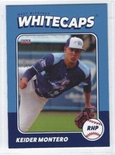 2022 West Michigan Whitecaps (Class A-Detroit Tigers) Keider Montero