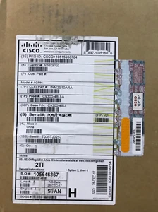 Cisco C9300-48U-A Catalyst 9300 48-port UPOE Switch Network - Picture 1 of 3