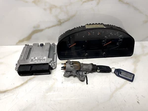VW Transporter T5 2006-2010 1.9 TDI Manual ECU Set Cluster Key 0281011855 - Picture 1 of 5