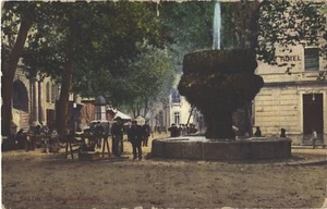 SALON 13 Grande Fontaine CPA animée écrite par un soldat pour Salonique en 1915 - Imagen 1 de 2
