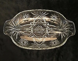 Vintage Anchor Hocking Klar Vertiefung Glas Schale - Bild 1 von 3