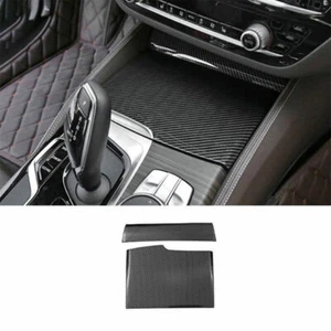 Panel de encendedor de cigarrillos consola ABS de fibra de carbono para BMW Serie 5 2018-2022 - Imagen 1 de 6