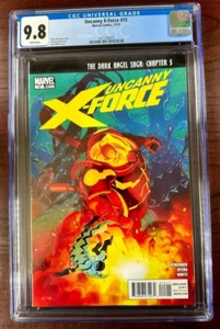 UNCANNY X-FORCE #15 CGC 9.8 WP NM/M MARVEL COMICS 2011 DARK ANGEL SAGA 🔥 - Picture 1 of 2