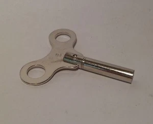 New Nickel Replacement Clock Key Size 5 3.5mm for Key Wind Clocks - Picture 1 of 1