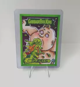GPK OS1 UP CHUCK SKETCH By ScHERES, VERY RARE GARBAGE PAIL KIDS Card + 1/1 Auto! - Picture 1 of 2