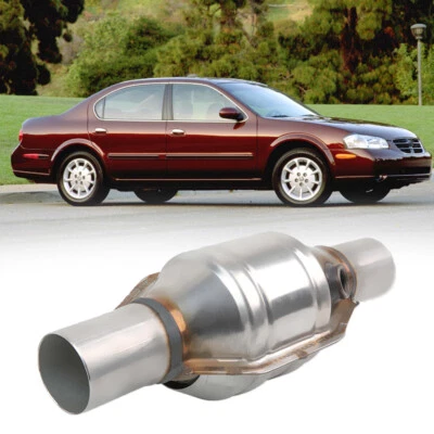 Convertidor catalítico 2" entrada salida 13" acero inoxidable para Nissan Máxima 3,0 L 3,5 L 2000-2006 Foto 1 de 4