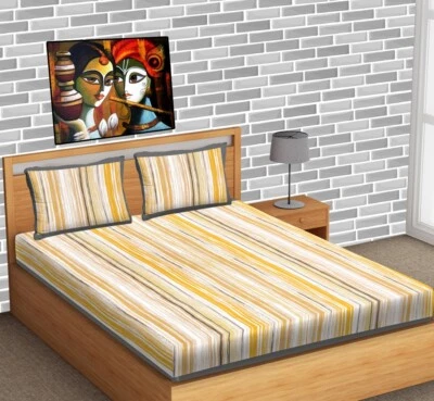 Sábana bajera estilo rajastán étnico indio tamaño queen con funda de dos almohadas  Foto 1 de 4