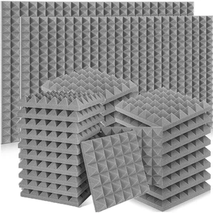 12~96 Pack 12x12x2" Acoustic Foam Panel Tiles Wall Record Studio Sound Proof USA - Picture 1 of 17