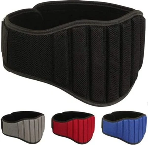 8" Wide Weight Lifting Belts Fitness Training Gym Back Support Training Belt - Picture 1 of 28