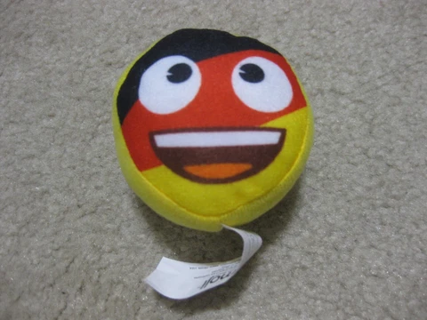 Germany Plush Emoji Burger King 2022 World Cup Flag Smiley Face Soccer Ball Toy Cover