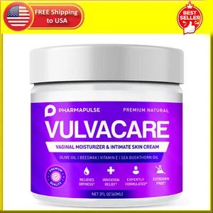 Vaginal Moisturizer, Vulva Balm Cream, Intimate Skin Care, Menopause Support - Picture 1 of 8