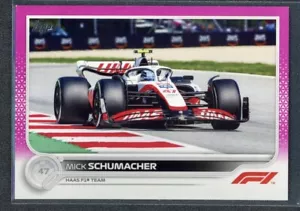 MICK SHUMACHER 2022 Topps Formula 1 Haas SP Pink Parallel /150 - Picture 1 of 2