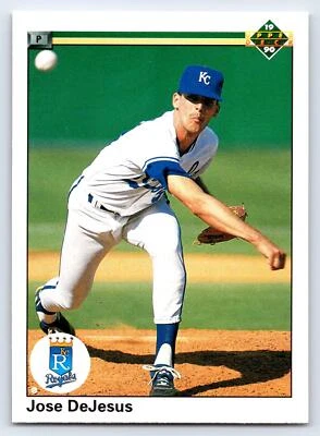 1990 Upper Deck #255 Jose DeJesus Kansas City Royals BASEBALL Card - Image 1 of 2
