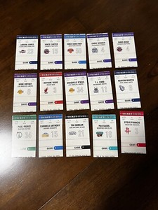 2003Fleer/Skybox Authentix Ticket Studs COMPLETE SET 1-15 James, Bryant, Wade+