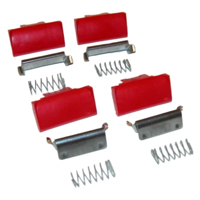 New GM Orange Seat Belt Replacement Buttons For 82-92 Camaro Firebird 4 Seat Kit - Image 1 of 3