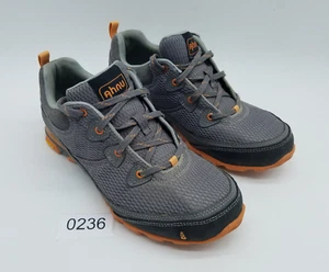 Ahnu Sugarpine Low Women's Size 7 Vibram Hiking Running Shoes Gray Orange - Picture 1 of 12
