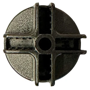 4-WAY PLASTIC BLACK WIRE SHELF CONNECTOR (20) Cubbies Wire Unit Storage Closet - Picture 1 of 3