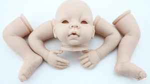Reborn Toddler Baby Doll Kit Mold Silicone Arianna Reva Handmade Lovely Gift DIY - Picture 1 of 8