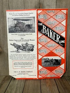 Folleto de equipo agrícola vintage de la línea Baker de publicidad - Imagen 1 de 5