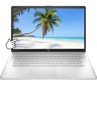 HP 17-CP3035cl 17.3" Laptop 1600x900 Ryzen 5 7530U 12GB 1TB SSD Windows 11 Home - Image 1 of 3