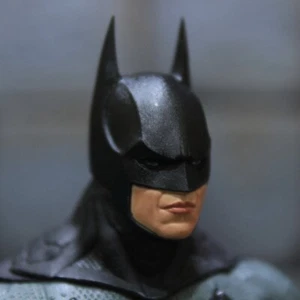 U.S Duty Free 1/12 Custom DC Michael Keaton Batman 1989 Mcfarlane  Head Sculpt - Picture 1 of 4