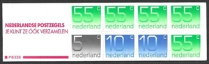 Netherlands 1981 Numeral Stamps Booklet of 8 x Values MNH - Picture 1 of 2