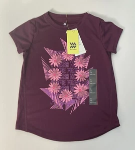 All in Motion Graphic tee short sleeve toddler Girls size XS 4/5 - Picture 1 of 4