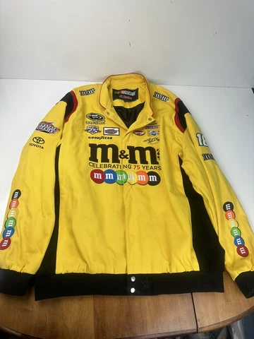 RARE NASCAR Jacket Kyle Busch M&M Racing 75th Anniversary JH Design - Men's 3XL Cover