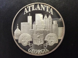 1994 Super Bowl XXVIII Georgia Dome Atlanta Art Medal P2517 - Bild 1 von 7