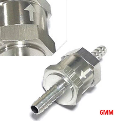 1 Pcs One Way Check Valve Non Return Inline for Gas or Diesel fuel 6mm - Image 1 of 4