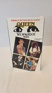 Queen - We Will Rock You (VHS, 1992) Live Concert.   Vintage  - Picture 1 of 5