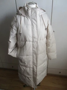 ONLY langer Wintermantel Steppmantel Damen creme Gr. S neuwertig - Bild 1 von 7
