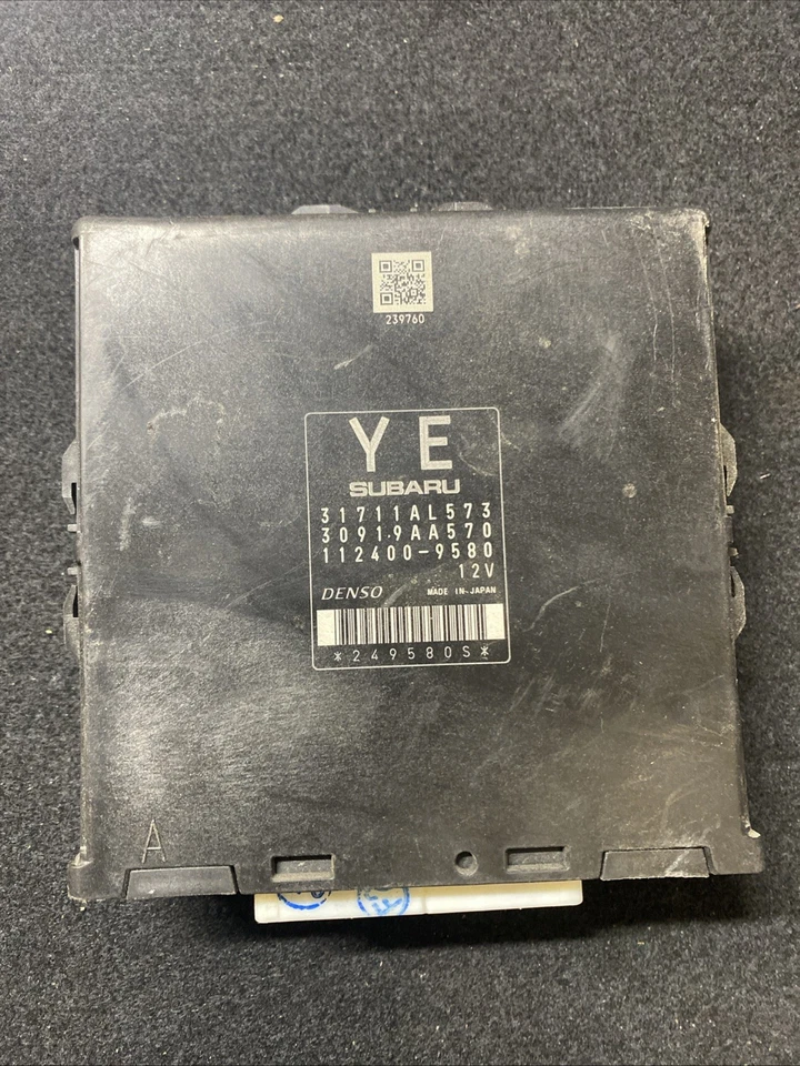 2009 Subaru Outback 2.5i módulo de controle de transmissão TCM TCU 31711AL573 FABRICANTE DE EQUIPAMENTO ORIGINAL - Imagem 1 de 2