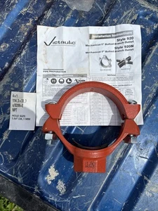 Toma en T mecánica Victaulic 4"/114 mm estilo 920N, naranja - Imagen 1 de 5