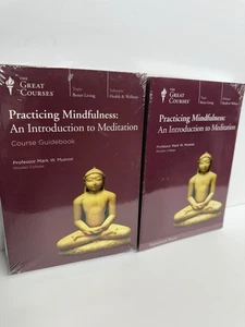 NEW GREAT COURSES: Practicing Mindfulness: An Introduction to Meditation DVDs + - Picture 1 of 3