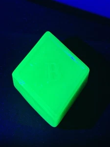 Boyd Uranium Vaseline Diamant Logo Händlerschild - Bild 1 von 3